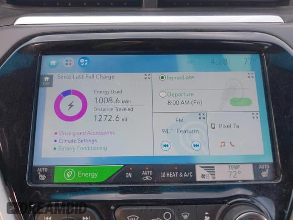 ✅ 2017 Chevrolet Bolt EV LT • VIN: 1G1FW6S04H4176698 • Lot: 42027651. Wystawiony na IAAI z przebiegiem 201 783 mil. Bezpłatny archiwum sprzedaży aukcyjnych z USA i szczegółowy raport historii pojazdu na DreamBid. Zdjęcie 18.