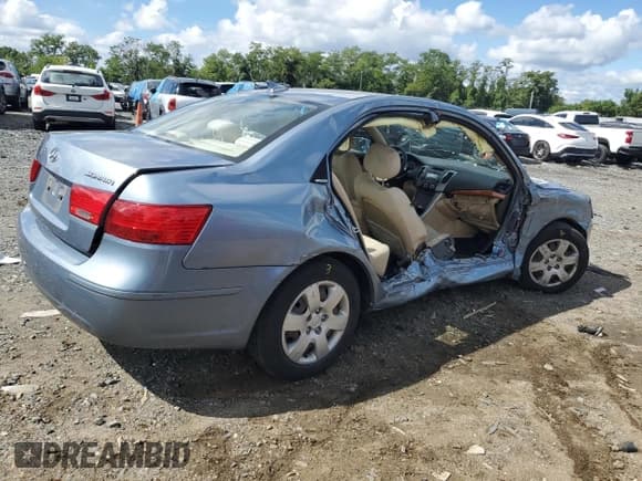 ✅ 2009 Hyundai Sonata GLS • VIN: 5NPET46C79H507676 • Лот: 67781624. Опубликован ранее на Copart с пробегом 96 794 миль. Бесплатный доступ к архиву аукционных продаж из США и подробный отчёт об истории автомобиля на DreamBid. Изображение 3.