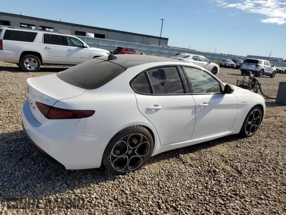 ✅ 2022 Alfa Romeo Giulia Ti • VIN: ZARFANBN5N7665638 • Lot: 84387725. Listed on Copart with 66,445 mi. Free auction sales archive from the USA and detailed vehicle history report at DreamBid. Image 3.