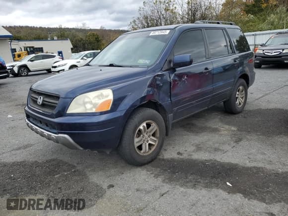 ✅ 2004 Honda Pilot EX • VIN: 2HKYF18644H504107 • Lot: 89712845. Wystawiony na Copart z przebiegiem 212 486 mil. Bezpłatny archiwum sprzedaży aukcyjnych z USA i szczegółowy raport historii pojazdu na DreamBid. Zdjęcie 1.