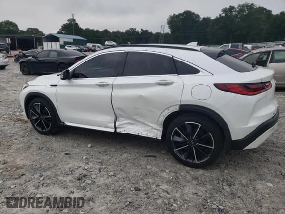✅ 2023 Infiniti QX55 Luxe • VIN: 3PCAJ5JR9PF120502 • Лот: 63221185. Опубликован ранее на Copart с пробегом 23 867 миль. Бесплатный доступ к архиву аукционных продаж из США и подробный отчёт об истории автомобиля на DreamBid. Изображение 2.