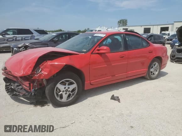 ✅ 2001 Pontiac Grand Prix GT • VIN: 1G2WP52K91F151472 • Lot: 69107475. Listed on Copart with 131,428 mi. Free auction sales archive from the USA and detailed vehicle history report at DreamBid. Image 1.