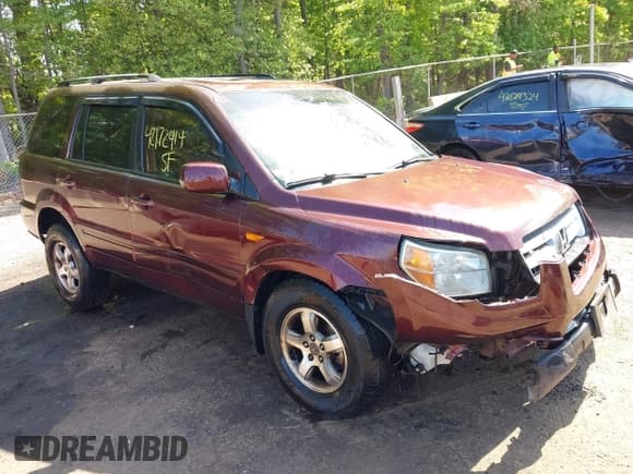 ✅ 2007 Honda Pilot EX-L • VIN: 2HKYF18547H532095 • Lot: 42172914. Listed on IAAI with 275,674 mi. Free auction sales archive from the USA and detailed vehicle history report at DreamBid. Image 1.