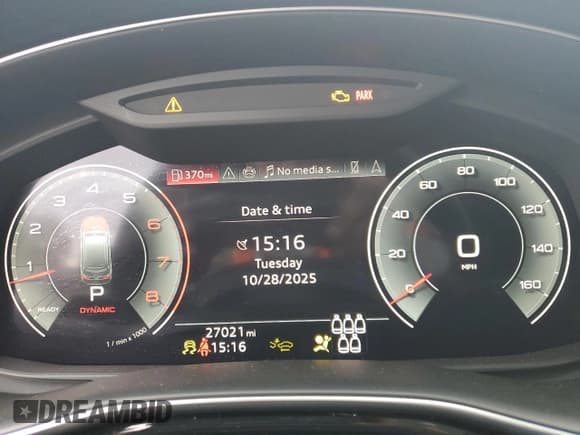 ✅ 2025 Audi Q7 Premium Plus • VIN: WA1LVBF75SD014643 • Лот: 90421645. Опубликован ранее на Copart с пробегом 27 021 миль. Бесплатный доступ к архиву аукционных продаж из США и подробный отчёт об истории автомобиля на DreamBid. Изображение 9.