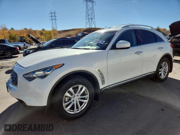 ✅ 2010 Infiniti FX • VIN: JN8AS1MW6AM854010 • Lot: 85393715. Wystawiony na Copart z przebiegiem 111 998 mil. Bezpłatny archiwum sprzedaży aukcyjnych z USA i szczegółowy raport historii pojazdu na DreamBid. Zdjęcie 1.