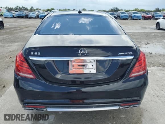 ✅ 2015 Mercedes-Benz S 63 AMG • VIN: WDDUG7JB3FA082319 • Лот: 67800175. Опубликован ранее на Copart с пробегом Не указан. Бесплатный доступ к архиву аукционных продаж из США и подробный отчёт об истории автомобиля на DreamBid. Изображение 6.