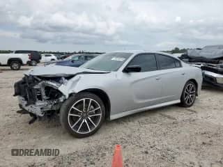 2023 Dodge Charger R/T with VIN 2C3CDXCTXPH708699, listed as a Copart auction lot 84018245 with 25,584 mi miles and Salvage title. Bid and sale history available at DreamBid. Image 1.