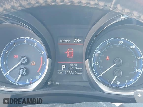 ✅ 2016 Toyota Corolla L • VIN: 2T1BURHE4GC580242 • Lot: 42190999. Listed on IAAI with 123,312 mi. Free auction sales archive from the USA and detailed vehicle history report at DreamBid. Image 7.