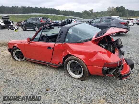 ✅ 1987 Porsche 911 • VIN: WP0EB0910HS161265 • Lot: 72954914. Listed on Copart with 91,287 mi. Free auction sales archive from the USA and detailed vehicle history report at DreamBid. Image 2.