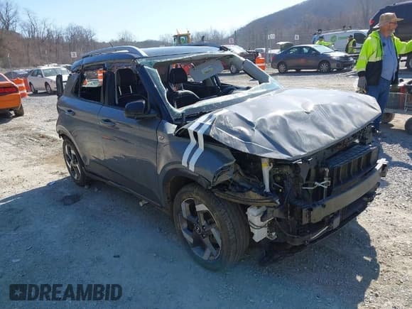 ✅ 2023 Hyundai Venue SEL • VIN: KMHRC8A34PU212260 • Lot: 41737196. Listed on IAAI with 71,559 mi. Free auction sales archive from the USA and detailed vehicle history report at DreamBid. Image 1.