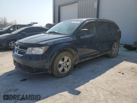 ✅ 2013 Dodge Journey Canada Value • VIN: 3C4PDCAB3DT547809 • Lot: 48917365. Listed on Copart with 93,619 mi. Free auction sales archive from the USA and detailed vehicle history report at DreamBid. Image 1.