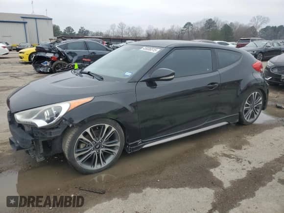 2016 Hyundai Veloster Turbo z VIN KMHTC6AE9GU293199, wystawiony jako Copart lot #45936515 z przebiegiem 102 833 mil mil oraz Szkoda całkowita • Salvage title. Historia ofert i sprzedaży dostępna na DreamBid. Obrazek 1.