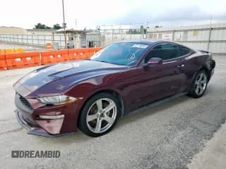 ✅ 2018 Ford Mustang EcoBoost • VIN: 1FA6P8TH7J5185597 • Lot: 67118245. Listed on Copart with 69,710 mi. Free auction sales archive from the USA and detailed vehicle history report at DreamBid. Image 1.