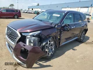 2021 Hyundai Palisade Calligraphy с VIN KM8R7DHE6MU319066, выставлен на аукционе Copart как лот 64594565 с пробегом 34 335 миль миль и Списание • Salvage title. История ставок и продаж доступна на DreamBid. Изображение 1.