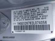 ✅ 2002 Honda Civic EX • VIN: 1HGES26762L074056 • Лот: 43798446. Опубликован ранее на IAAI с пробегом 121 762 миль. Бесплатный доступ к архиву аукционных продаж из США и подробный отчёт об истории автомобиля на DreamBid. Изображение 9.