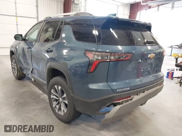 2025 Chevrolet Equinox FWD LT с VIN 3GNAXHEG9SL163764, выставлен на аукционе IAAI как лот 42552908 с пробегом 14 720 миль миль и . История ставок и продаж доступна на DreamBid. Изображение 3.