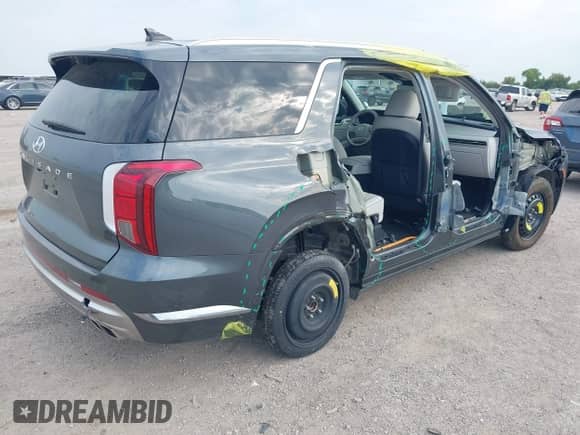 ✅ 2025 Hyundai Palisade Calligraphy • VIN: KM8R74GE3SU935094 • Lot: 43072689. Wystawiony na IAAI z przebiegiem 393 mil. Bezpłatny archiwum sprzedaży aukcyjnych z USA i szczegółowy raport historii pojazdu na DreamBid. Zdjęcie 4.