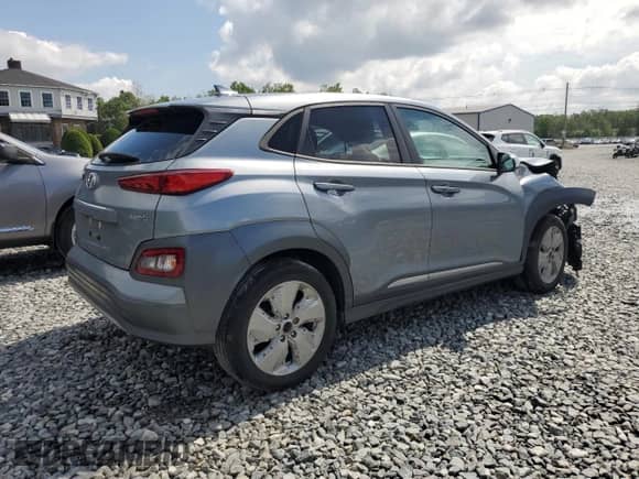 2020 Hyundai Kona Ultimate with VIN KM8K53AG0LU073594, listed as a Copart auction lot 67296765 with 57,369 mi miles and Salvage title. Bid and sale history available at DreamBid. Image 3.