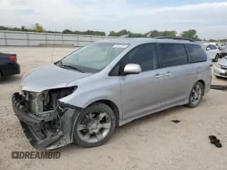 ✅ 2013 Toyota Sienna SE • VIN: 5TDXK3DC7DS351411 • Lot: 80567355. Listed on Copart with 163,820 mi. Free auction sales archive from the USA and detailed vehicle history report at DreamBid. Image 1.