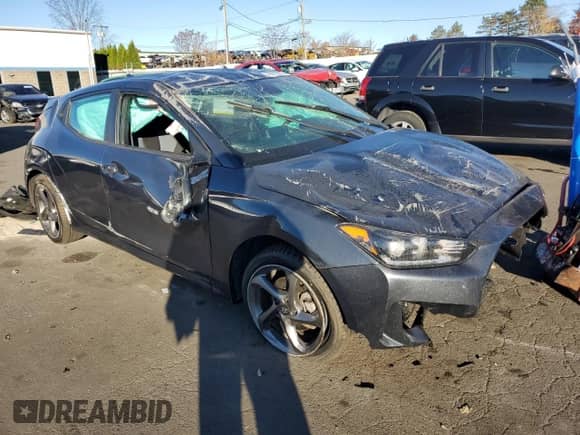 2019 Hyundai Veloster 2.0 с VIN KMHTG6AFXKU018348, выставлен на аукционе Copart как лот 76933214 с пробегом 45 387 миль миль и На запчасти • Non repairable. История ставок и продаж доступна на DreamBid. Изображение 4.
