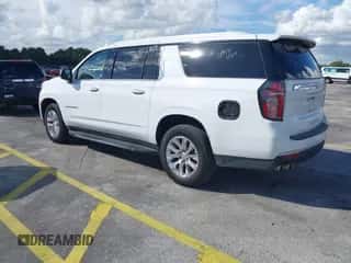 2023 Chevrolet Suburban Premier with VIN 1GNSCFKDXPR371490, listed as a IAAI auction lot 43548090 with 73,521 mi miles and . Bid and sale history available at DreamBid. Image 3.