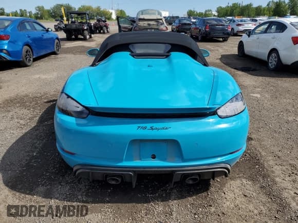 ✅ 2020 Porsche Boxster Spyder • VIN: WP0CC2A80LS240453 • Lot: 68495354. Listed on Copart with Not provided. Free auction sales archive from the USA and detailed vehicle history report at DreamBid. Image 6.