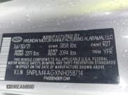 ✅ 2022 Hyundai Elantra SEL • VIN: 5NPLM4AGXNH058714 • Lot: 43523712. Listed on IAAI with 40,825 mi. Free auction sales archive from the USA and detailed vehicle history report at DreamBid. Image 9.