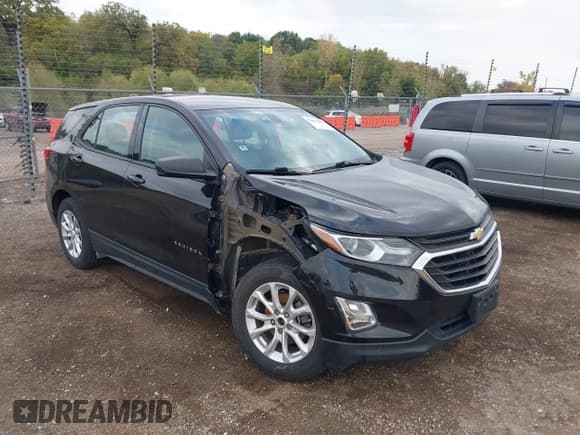 ✅ 2018 Chevrolet Equinox LS • VIN: 2GNAXHEVXJ6176122 • Лот: 43432412. Опубликован ранее на IAAI с пробегом 134 357 миль. Бесплатный доступ к архиву аукционных продаж из США и подробный отчёт об истории автомобиля на DreamBid. Изображение 1.
