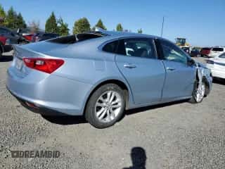 2017 Chevrolet Malibu LT with VIN 1G1ZE5STXHF197905, listed as a Copart auction lot 80715855 with 40,684 mi miles and Salvage title. Bid and sale history available at DreamBid. Image 3.