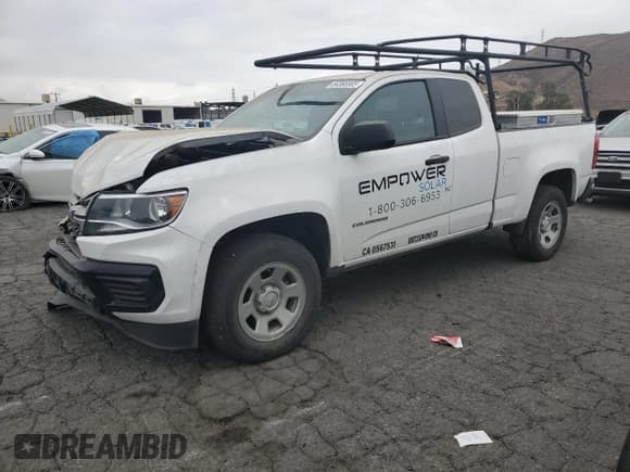 ✅ 2022 Chevrolet Colorado 2WD Work Truck • VIN: 1GCHSBEA4N1262616 • Lot: 84366905. Listed on Copart with 78,822 mi. Free auction sales archive from the USA and detailed vehicle history report at DreamBid. Image 1.