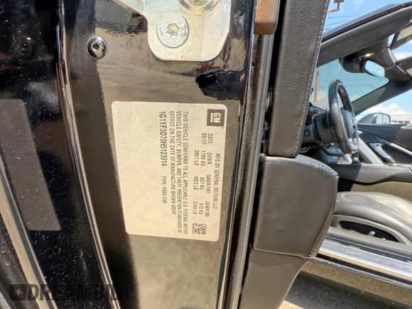 2017 Chevrolet Corvette 3LT с VIN 1G1YF3D70H5123914, выставлен на аукционе Copart как лот 59671705 с пробегом 62 245 миль миль и Чистый • Clean title. История ставок и продаж доступна на DreamBid. Изображение 10.