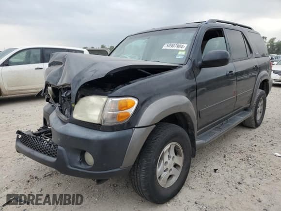 ✅ 2003 Toyota Sequoia SR5 • VIN: 5TDZT34A93S192619 • Lot: 59720185. Wystawiony na Copart z przebiegiem 480 781 mil. Bezpłatny archiwum sprzedaży aukcyjnych z USA i szczegółowy raport historii pojazdu na DreamBid. Zdjęcie 1.