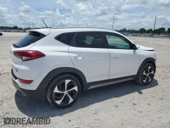 2017 Hyundai Tucson Night Edition with VIN KM8J3CA26HU297594, listed as a Copart auction lot 61288665 with 112,195 mi miles and Salvage title. Bid and sale history available at DreamBid. Image 3.