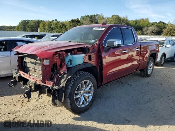 ✅ 2019 GMC Sierra 1500 • VIN: 1GTR9DELXKZ338107 • Лот: 84355215. Опубликован ранее на Copart с пробегом 108 405 миль. Бесплатный доступ к архиву аукционных продаж из США и подробный отчёт об истории автомобиля на DreamBid. Изображение 1.