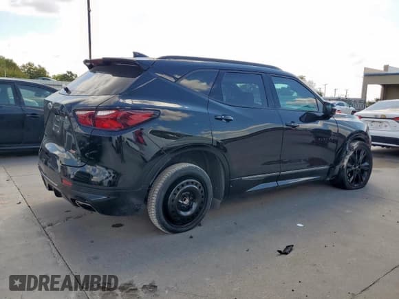 ✅ 2022 Chevrolet Blazer RS • VIN: 3GNKBERS0NS171598 • Lot: 82349985. Listed on Copart with 26,306 mi. Free auction sales archive from the USA and detailed vehicle history report at DreamBid. Image 3.