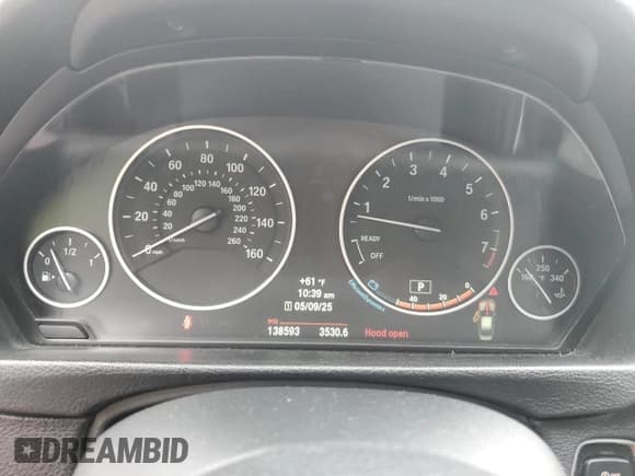 ✅ 2013 BMW 3 Series 328i • VIN: WBA3A5G54DNP23798 • Lot: 56395835. Listed on Copart with 138,593 mi. Free auction sales archive from the USA and detailed vehicle history report at DreamBid. Image 9.