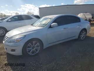 2009 Hyundai Genesis z VIN KMHGC46F49U040253, wystawiony jako Copart lot #73175414 z przebiegiem 205 915 mil mil oraz Czysty tytuł • Clean title. Historia ofert i sprzedaży dostępna na DreamBid. Obrazek 1.