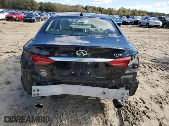 ✅ 2020 Infiniti Q50 Luxe • VIN: JN1EV7AR7LM252082 • Lot: 87268845. Listed on Copart with 70,493 mi. Free auction sales archive from the USA and detailed vehicle history report at DreamBid. Image 6.
