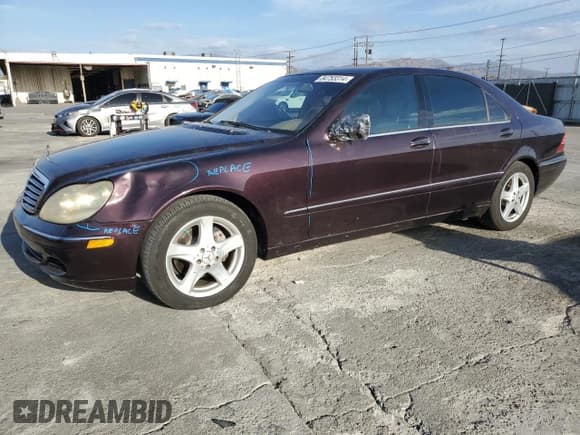✅ 2004 Mercedes-Benz S 430 • VIN: WDBNG70J64A387204 • Lot: 84753314. Listed on Copart with 112,898 mi. Free auction sales archive from the USA and detailed vehicle history report at DreamBid. Image 1.