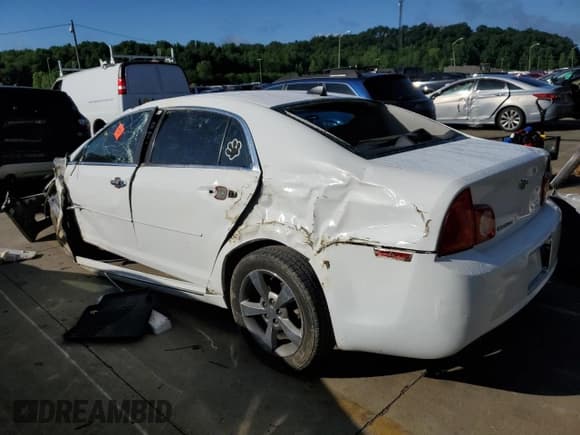 ✅ 2012 Chevrolet Malibu 1LT • VIN: 1G1ZC5E07CF205359 • Lot: 57461254. Listed on Copart with Not provided. Free auction sales archive from the USA and detailed vehicle history report at DreamBid. Image 2.