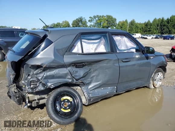 2023 Hyundai Venue SE с VIN KMHRB8A36PU251922, выставлен на аукционе Copart как лот 72820834 с пробегом 22 280 миль миль и Списание • Salvage title. История ставок и продаж доступна на DreamBid. Изображение 3.