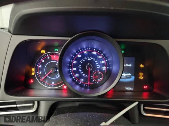 2023 Hyundai Elantra SEL with VIN 5NPLM4AG4PH100880, listed as a Copart auction lot 90727435 with 74,006 mi miles and Clean title. Bid and sale history available at DreamBid. Image 9.