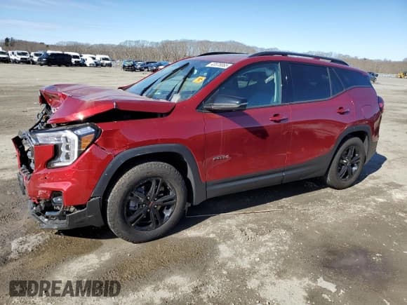 ✅ 2024 GMC Terrain AT4 • VIN: 3GKALYEG7RL281332 • Lot: 43578065. Listed on Copart with 3,559 mi. Free auction sales archive from the USA and detailed vehicle history report at DreamBid. Image 1.