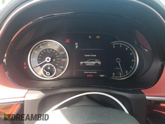 ✅ 2025 Genesis GV70 Sport • VIN: 5NMMCDTC0SH031404 • Lot: 56871775. Listed on Copart with 1,687 mi. Free auction sales archive from the USA and detailed vehicle history report at DreamBid. Image 9.