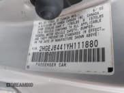 ✅ 2000 Honda Civic DX • VIN: 2HGEJ6441YH111880 • Lot: 42297423. Listed on IAAI with 163,631 mi. Free auction sales archive from the USA and detailed vehicle history report at DreamBid. Image 9.