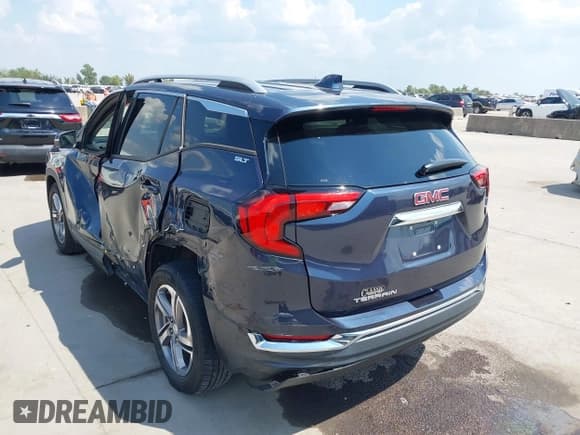 ✅ 2018 GMC Terrain SLT • VIN: 3GKALPEV4JL305650 • Lot: 43258555. Listed on IAAI with 107,051 mi. Free auction sales archive from the USA and detailed vehicle history report at DreamBid. Image 3.