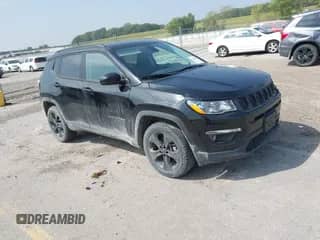 2019 Jeep Compass Latitude with VIN 3C4NJDBB9KT631067, listed as a IAAI auction lot 43156049 with 127,713 mi miles and . Bid and sale history available at DreamBid. Image 1.