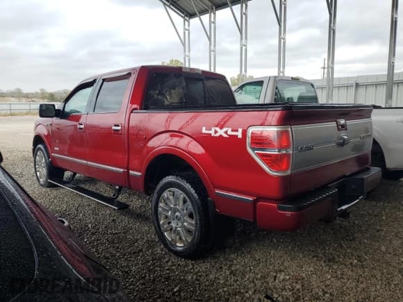 ✅ 2014 Ford F-150 Platinum • VIN: 1FTFW1ET2EFC50989 • Lot: 90048065. Listed on Copart with 177,455 mi. Free auction sales archive from the USA and detailed vehicle history report at DreamBid. Image 2.