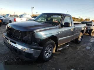 2006 Chevrolet Silverado 1500 Work Truck z VIN 3GCEK14X76G148907, wystawiony jako Copart lot #81577854 z przebiegiem 190 881 mil mil oraz Szkoda całkowita • Salvage title. Historia ofert i sprzedaży dostępna na DreamBid. Obrazek 1.