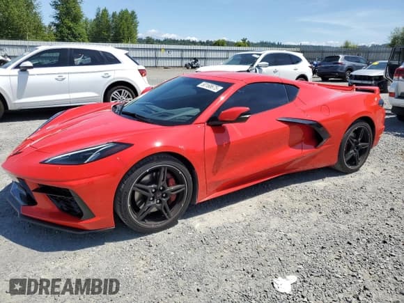 ✅ 2020 Chevrolet Corvette 2LT • VIN: 1G1Y72D40L5105757 • Lot: 60168675. Listed on Copart with 11,553 mi. Free auction sales archive from the USA and detailed vehicle history report at DreamBid. Image 1.